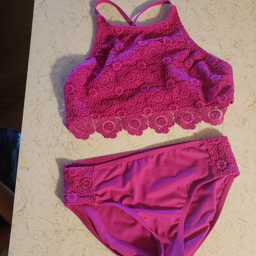 Justice girls bathing suit